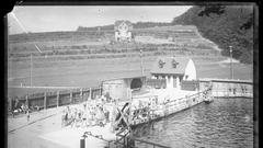 Das Freibad in Dudweiler in den 1930er Jahren.  (Foto: Dudweiler Geschichtswerkstatt)