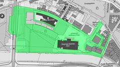 Karte einer Waffenverbotszone im Bereich des Saarbrücker Bürgerparks (Foto: Ministerium für Inneres, Bauen und Sport)