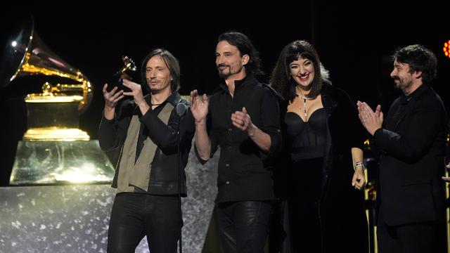 Die Metal-Band "Mea Culpa" bei der Grammy-Verleihung (Foto: picture alliance/dpa/Invision | Chris Pizzello)