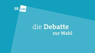 Die Debatte zur Bundestagswahl 2025 bei SR info (Foto: SR)