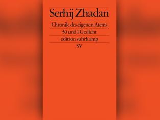 Buchcover: Serhij Zhadan – Die Chronik des eigenen Atems (Foto: Suhrkamp)