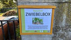 Bescher Zwiebelbox zum Sammeln von Blumenziebeln (Foto: Besch aktiv e.V.)