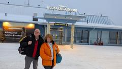 Am Kuusamo-Flughafen in Lappland (Foto: SR/Christoph Borgans)