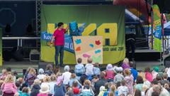 Das Kinder-Spiele-Fest und KiKA-Showprogramm am Sonntag auf der Alm (Foto: SR/Pasquale D'Angiolillo)