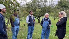 Auf der Streuobstwiese des Gresaubacher Obst- und Gartenbauvereins (Foto: SR)