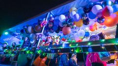 Fastnacht 2025: Der Nachtumzug in Bliesmengen-Bolchen mit dem SR 3 Prunkwagen (Foto: SR/Pasquale D'Angiolillo)