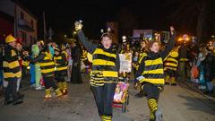 Fastnacht 2025: Der Nachtumzug in Bliesmengen-Bolchen mit dem SR 3 Prunkwagen (Foto: SR/Pasquale D'Angiolillo)