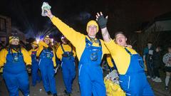 Fastnacht 2025: Der Nachtumzug in Bliesmengen-Bolchen mit dem SR 3 Prunkwagen (Foto: SR/Pasquale D'Angiolillo)