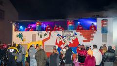 Fastnacht 2025: Der Nachtumzug in Völklingen-Wehrden mit dem SR 3 Prunkwagen (Foto: SR/Pasquale D'Angiolillo)