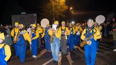 Fastnacht 2025: Der Nachtumzug in Völklingen-Wehrden mit dem SR 3 Prunkwagen (Foto: SR/Pasquale D'Angiolillo)