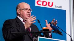 Peter Altmaier hält eine Rede (Foto: Pasquale D'Angiolillo)