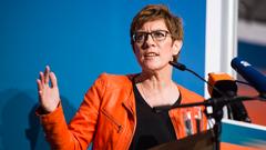 Annegret Kramp-Karrenbauer redet (Foto: Pasquale D'Angiolillo)