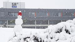 Ein Schneemann auf dem Halberg (Foto: SR)