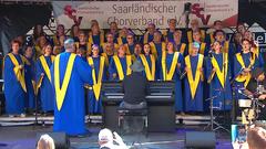 Der Modern Church Choir Nalbach bei Sing City 2024 (Foto: SR)