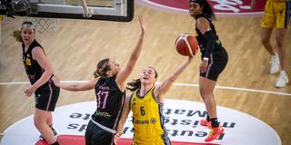 Damen Basketball Bundesliga Halbfinale Saarlouis Royals - Alba Berlin  (Foto: picture alliance / camera4 | Tilo Wiedensohler)