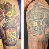 Collage aus drei verschiedenen Saarland-Tattoos (Foto: Timo aus Elm /Andres aus Ensheim/ Sascha aus Heusweiler)